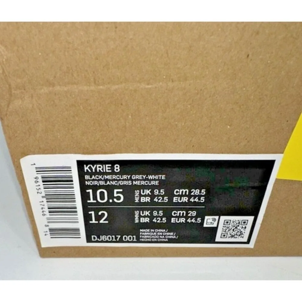 NEW Nike Kyrie 8 'Orca' Basketball Shoes‎ Unreleased DJ6017-001 Men's Size 10.5